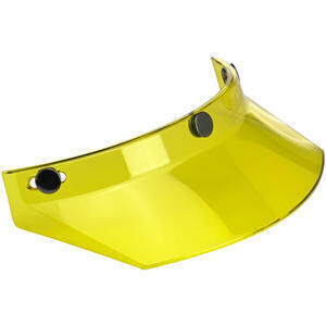 Visière de casque moto Biltwell 3 pressions jaune