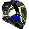 Casco moto integrale Icon Airflite Raceflite nero/bianco/blu - Foto 3