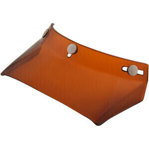 Visiera casco moto AFX Vintage Cross liscio ambra