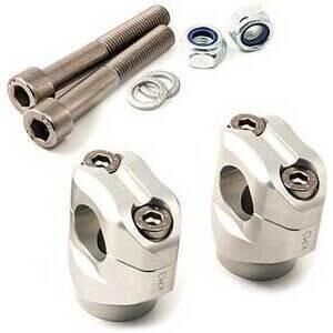 Riser per Yamaha XJR 1300 manubrio 28.5mm LSL +20mm grigio coppia