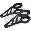 Supporto faro laterale Highsider Street nero coppia - Foto 2