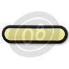 Catarifrangente posteriore 100x28mm autoadesivo curvo rosso - Foto 2