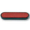 Catarifrangente posteriore 100x28mm autoadesivo curvo rosso