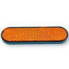 Catarifrangente posteriore 100x28mm autoadesivo arancione