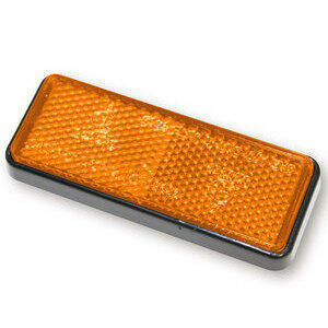 Catarifrangente posteriore 91x36mm M5 arancione