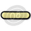 Catarifrangente posteriore 100x28mm autoadesivo curvo arancione - Foto 3