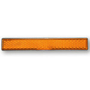 Catarifrangente posteriore 100x13mm autoadesivo arancione