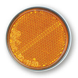 Catarifrangente laterale 60mm M5 arancione