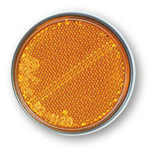 Catarifrangente laterale 60mm autoadesivo arancione