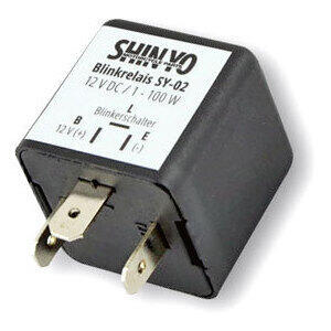 Relè intermittenza frecce alogene/led 12V, 1-100W