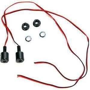 Coppia luci targa led K&S nero