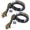Coppia frecce led alla forcella 39mm nero fumè