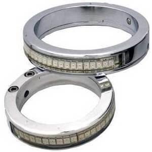 Coppia frecce led alla forcella 41mm cromo