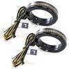 Coppia frecce led alla forcella 49mm nero fumè