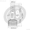 Bulbo led 12V-H8/H9/H11, 30W 6500K - Foto 4