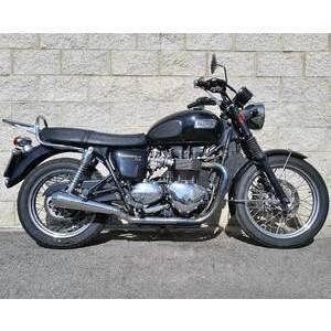Coppia finali di scarico per Triumph Bonneville 800 -'07 Mass Cafe Racer inox
