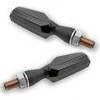 Led winkers Scuro black matt smoked pair