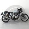 Finale di scarico per Triumph Thruxton 900 Mistral conico lucido coppia - Foto 3
