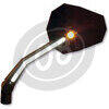 Specchietto retrovisore Highsider Stealth X-4 nero combo coppia - Foto 4