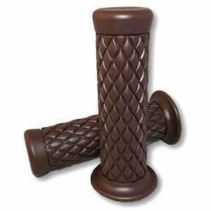Coppia manopole TRP Soft 1'' marrone scuro