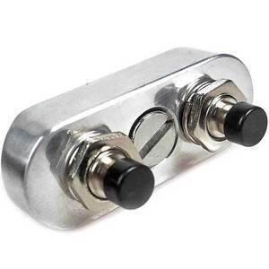 Pulsantiera 22mm da avvitare Classic lucido