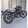 Finale di scarico per Moto Guzzi V 7 i.e. III Mistral conico corto nero coppia - Foto 5