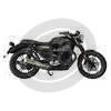 Finale di scarico per Moto Guzzi V 7 i.e. III Mistral conico corto lucido coppia - Foto 4