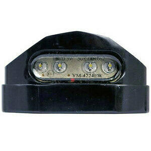 Luce targa led Hydro nero