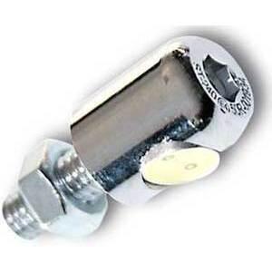 Luce targa led Round cromo
