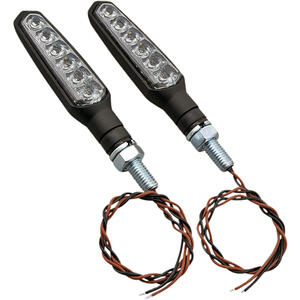 Coppia frecce led sequenziali Daytona D-Light Stellar 2 nero opaco