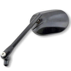 Specchietto retrovisore reversibile Oval nero
