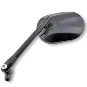Specchietto retrovisore reversibile Oval nero