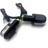 Coppia frecce led bar-end Bullet nero opaco - Foto 2