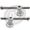 Paratelaio per Kawasaki ZXR 400 kit supporti grigio - Foto 2
