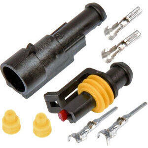 Electrical cable connector housing 1 pin SuperSeal kit complete