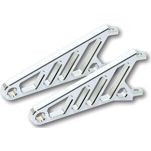 Coppia supporti portafaro Highsider Street lungo cromo