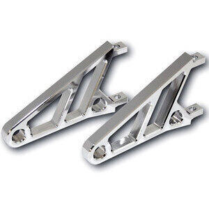 Coppia supporti portafaro Highsider Street corto cromo