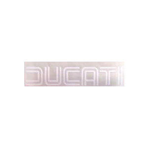 Adesivo Ducati '70 bianco