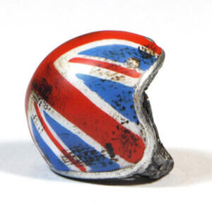 Ciondolo portachiavi casco Bandiera Inglese