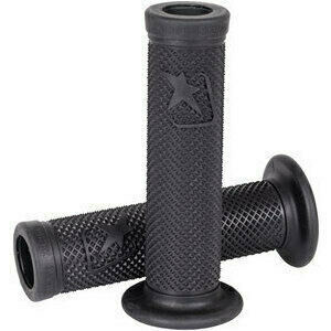 Coppia manopole Ariete Aries 22mm forate nero