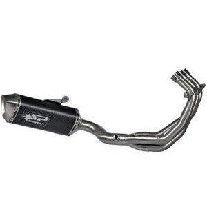 Impianto di scarico per Yamaha XSR 700 Spark Force Full 2 in 1 dark carbon