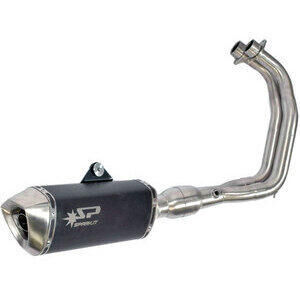 Impianto di scarico per Yamaha XSR 900 Spark Force Full 2 in 1 dark