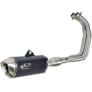 Impianto di scarico per Yamaha XSR 900 Spark Force Full 2 in 1 dark