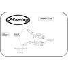 Compensatore collettori di scarico per Yamaha XJ 650 cromo - Foto 2
