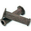 Coppia manopole Daytona D-Ami 22mm forate marrone