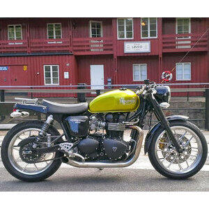 Impianto di scarico per Triumph Bonneville 800 -'07 Mass 2 in 2 Hot Rod
