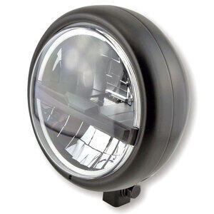 Faro anteriore 5.3/4'' Highsider Pecos Type5 full led attacco basso nero opaco