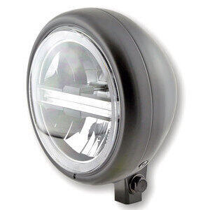 Faro anteriore 5.3/4'' Highsider Pecos Type6 full led attacco basso nero opaco