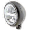 Faro anteriore 5.3/4'' Highsider Pecos Type6 full led attacco basso nero opaco