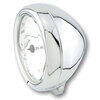 Faro anteriore 5.3/4'' Highsider Pecos alogeno attacco basso cromo